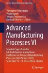 Advanced Manufacturing Processes VI cover