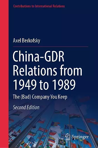 China-GDR Relations from 1949 to 1989 cover