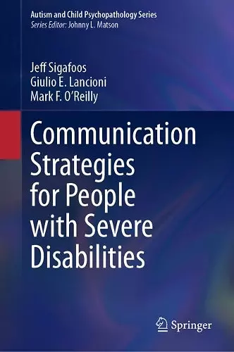Communication Strategies for People with Severe Disabilities cover