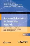 Advanced Informatics for Computing Research cover