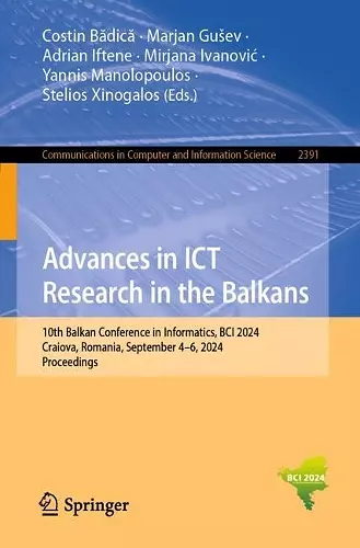 Advances in ICT Research in the Balkans cover