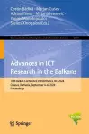 Advances in ICT Research in the Balkans cover