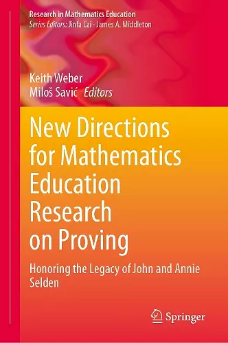 New Directions for Mathematics Education Research on Proving cover