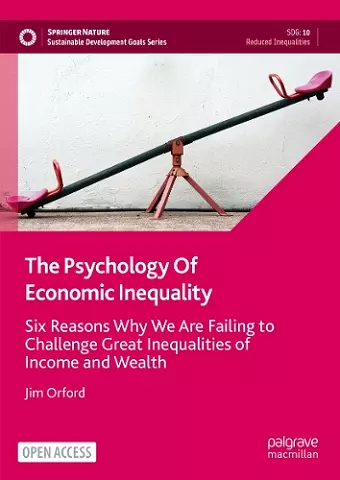 The Psychology Of Economic Inequality cover