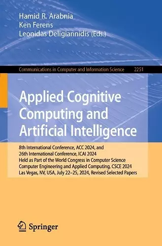 Applied Cognitive Computing and Artificial Intelligence cover