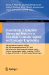 Foundations of Computer Science and Frontiers in Education: Computer Science and Computer Engineering cover
