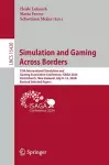 Simulation and Gaming across Borders cover
