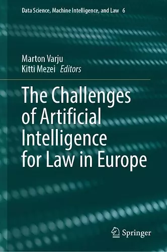 The Challenges of Artificial Intelligence for Law in Europe cover