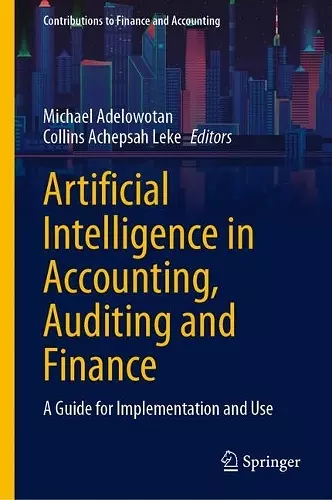 Artificial Intelligence in Accounting, Auditing and Finance cover