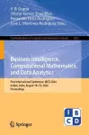 Business Intelligence, Computational Mathematics, and Data Analytics cover