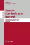 Security Standardisation Research cover