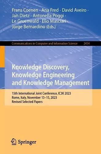 Knowledge Discovery, Knowledge Engineering and Knowledge Management cover