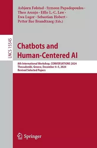 Chatbots and Human-Centered AI cover