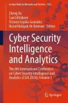 Cyber Security Intelligence and Analytics cover