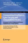 Computational Intelligence, Cyber Security and Computational Models. Emerging Trends in Computational Models, Intelligence and Security Systems cover