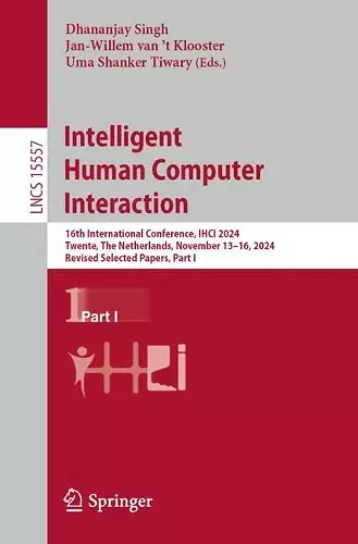 Intelligent Human Computer Interaction cover