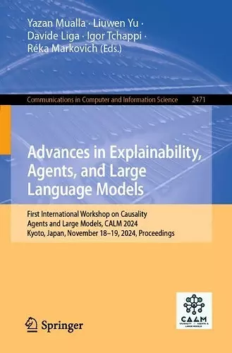 Advances in Explainability, Agents, and Large Language Models cover