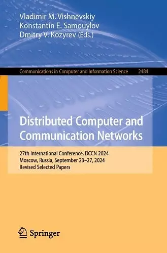 Distributed Computer and Communication Networks cover