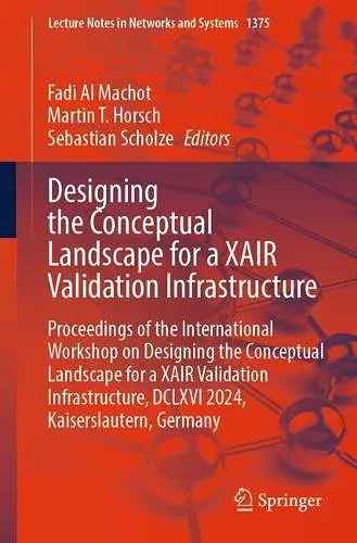 Designing the Conceptual Landscape for a XAIR Validation Infrastructure cover