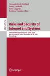 Risks and Security of Internet and Systems cover
