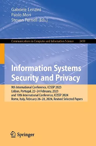 Information Systems Security and Privacy cover