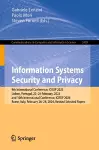 Information Systems Security and Privacy cover