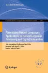 Formalizing Natural Languages: Applications to Natural Language Processing and Digital Humanities cover