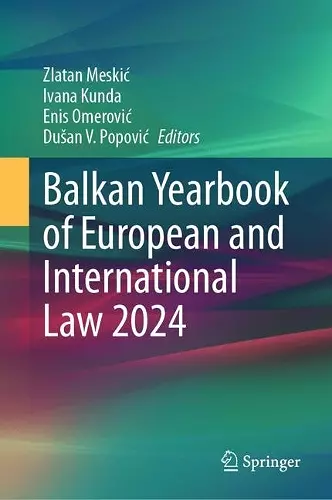 Balkan Yearbook of European and International Law 2024 cover