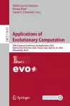 Applications of Evolutionary Computation cover