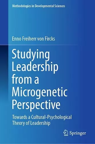Studying Leadership from a Microgenetic Perspective cover