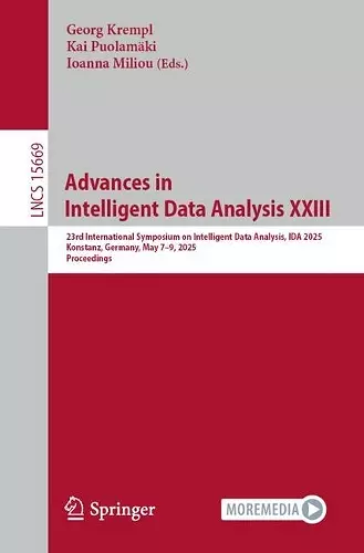 Advances in Intelligent Data Analysis XXIII cover
