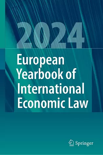 European Yearbook of International Economic Law 2024 cover