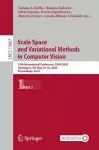 Scale Space and Variational Methods in Computer Vision cover