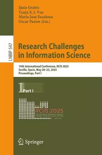 Research Challenges in Information Science cover