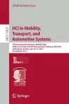 HCI in Mobility, Transport, and Automotive Systems cover