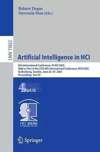 Artificial Intelligence in HCI cover