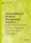 Sustainability in Business Management, Volume 1 cover