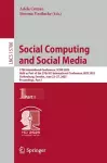 Social Computing and Social Media cover