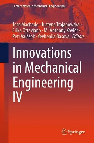 Innovations in Mechanical Engineering IV cover
