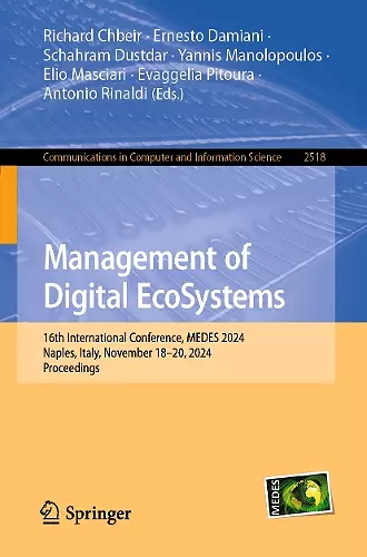 Management of Digital EcoSystems cover