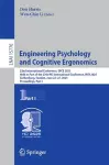 Engineering Psychology and Cognitive Ergonomics cover