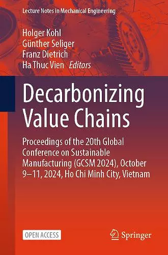 Decarbonizing Value Chains cover