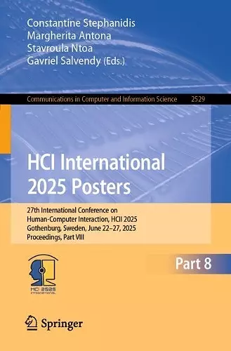 HCI International 2025 Posters cover