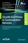 Security and Privacy in Communication Networks cover
