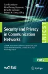 Security and Privacy in Communication Networks cover
