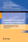 Computational Science and Computational Intelligence cover