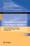 Computational Science and Computational Intelligence cover