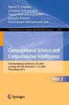Computational Science and Computational Intelligence cover