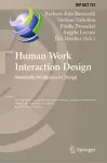 Human Work Interaction Design. Sustainable Workplaces by Design cover