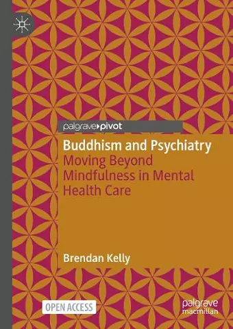 Buddhism and Psychiatry cover
